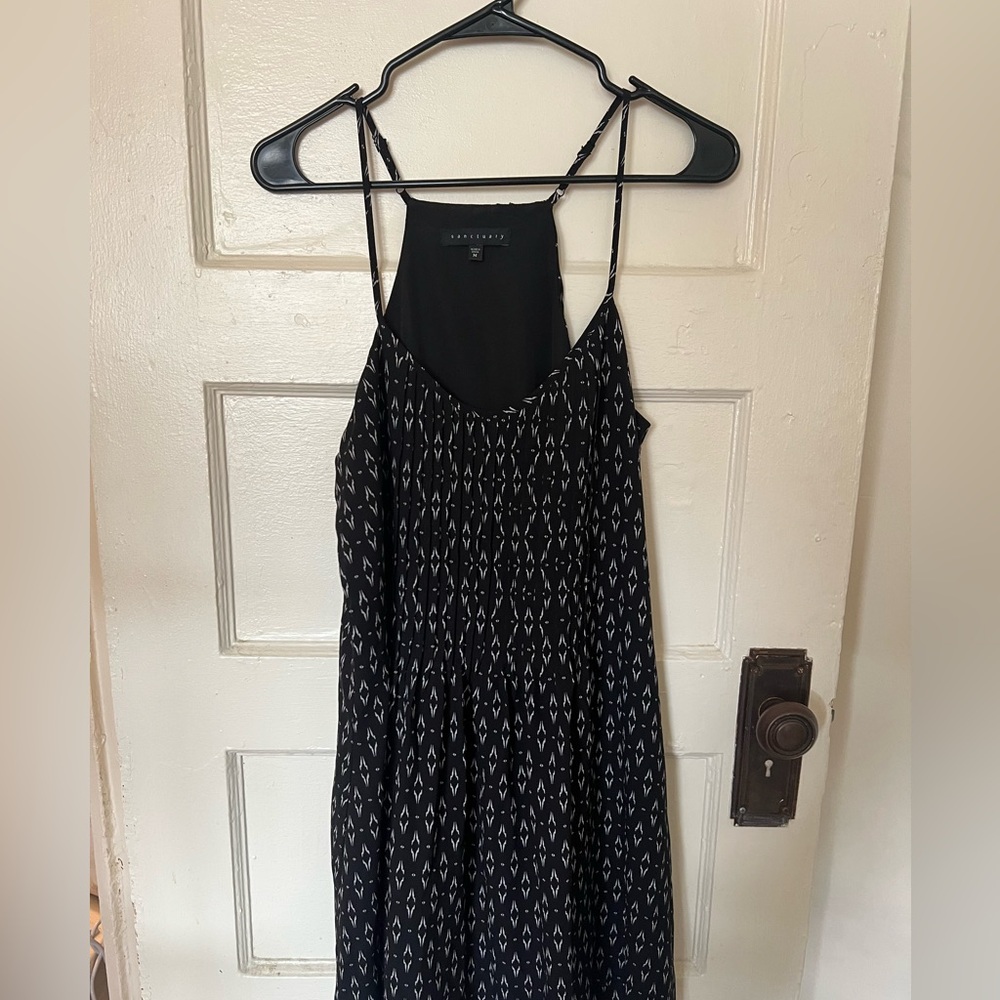 Sanctuary Black Patterned Women's Dress